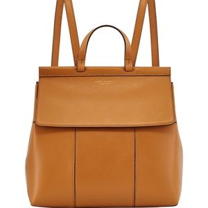 Tory Burch Block T Leather Backpack
